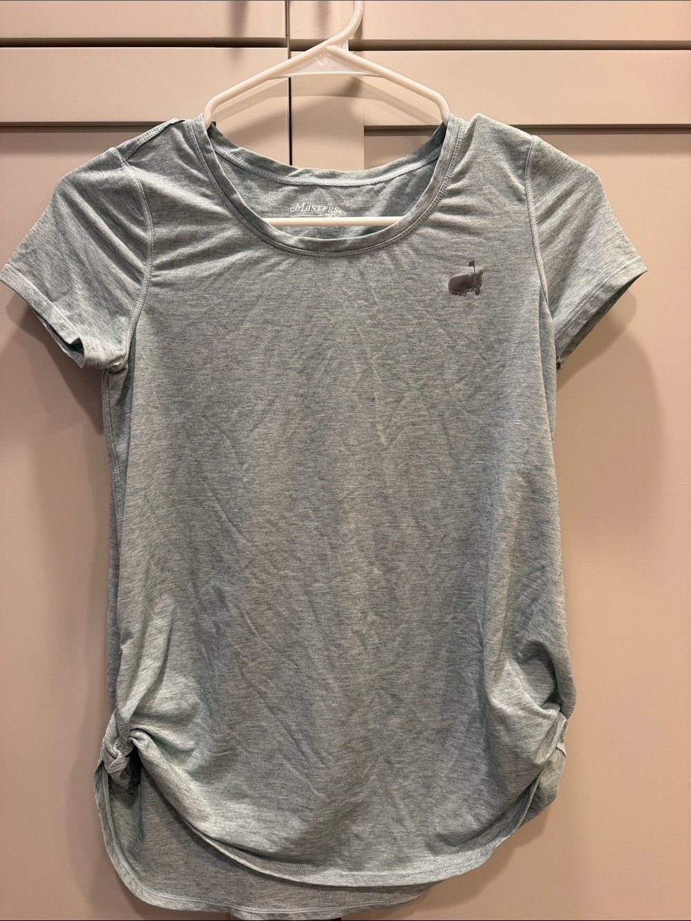 MASTERS Tech Green Short Sleeve Knot-Side Tee